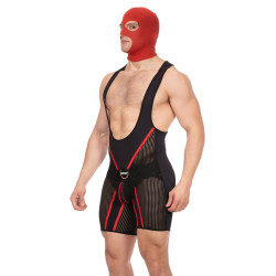 Barcode Berlin Cagoule Face Mask Rouge